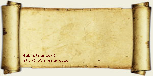 Tamara Blagojević vizit kartica